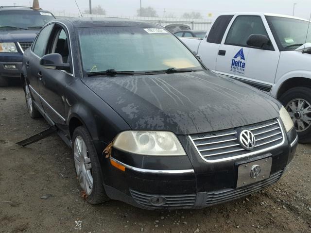 WVWAD63B05P035869 - 2005 VOLKSWAGEN PASSAT GLS BLACK photo 1