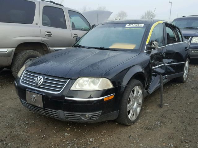 WVWAD63B05P035869 - 2005 VOLKSWAGEN PASSAT GLS BLACK photo 2