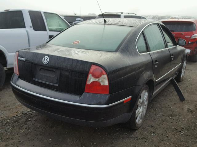 WVWAD63B05P035869 - 2005 VOLKSWAGEN PASSAT GLS BLACK photo 4