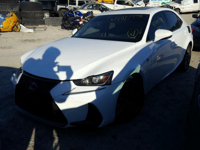 JTHCM1D27H5022223 - 2017 LEXUS IS 300 WHITE photo 2