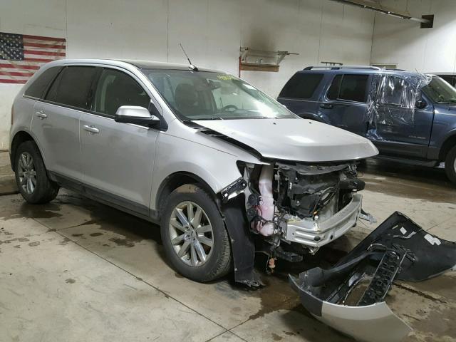 2FMDK4JC4DBB36269 - 2013 FORD EDGE SEL SILVER photo 1