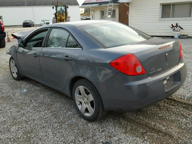 1G2ZG57B684274691 - 2008 PONTIAC G6 BASE GRAY photo 3