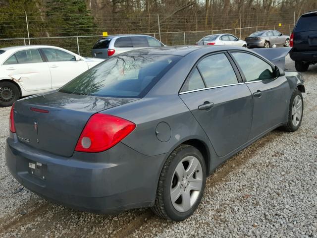 1G2ZG57B684274691 - 2008 PONTIAC G6 BASE GRAY photo 4