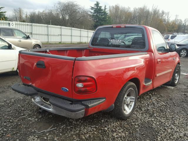 1FTDF0727VKA38473 - 1997 FORD F150 RED photo 4