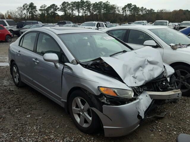 1HGFA16886L062748 - 2006 HONDA CIVIC EX SILVER photo 2