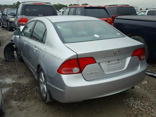 1HGFA16886L062748 - 2006 HONDA CIVIC EX SILVER photo 3