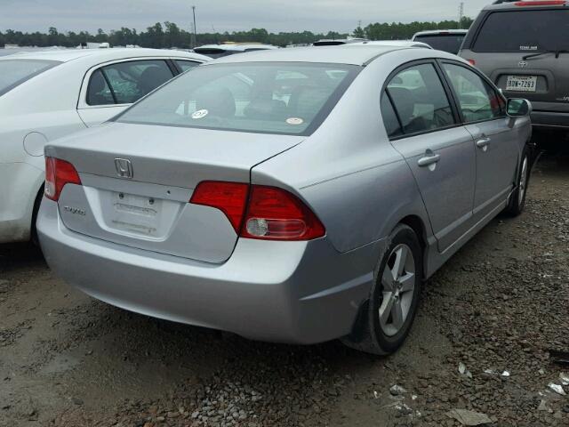 1HGFA16886L062748 - 2006 HONDA CIVIC EX SILVER photo 4