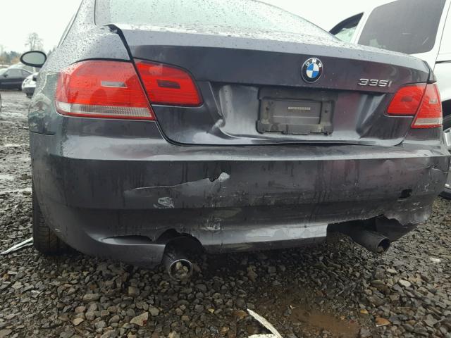 WBAWB73538P043462 - 2008 BMW 335 I GRAY photo 9