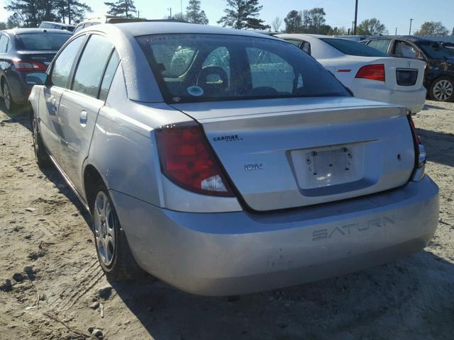 1G8AJ54F14Z168478 - 2004 SATURN ION LEVEL SILVER photo 3