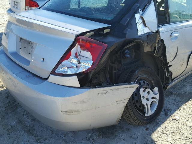 1G8AJ54F14Z168478 - 2004 SATURN ION LEVEL SILVER photo 9