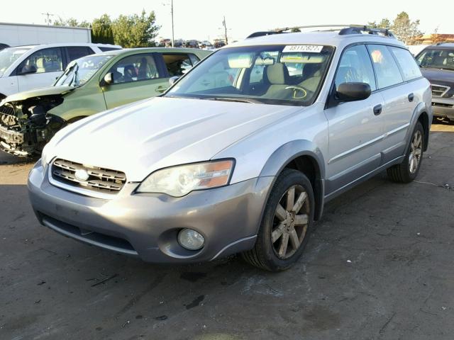 4S4BP61C267335532 - 2006 SUBARU LEGACY OUT GRAY photo 2