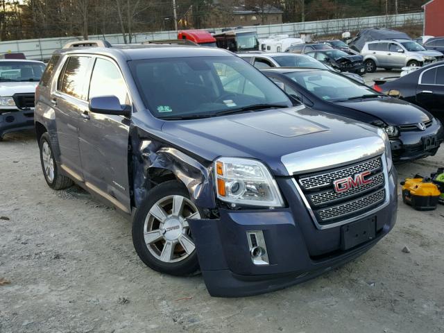 2GKFLTEKXD6178447 - 2013 GMC TERRAIN SL BLUE photo 1