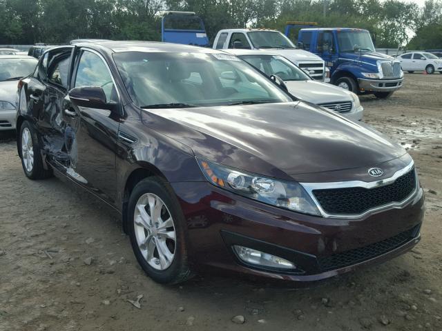 5XXGN4A74CG049661 - 2012 KIA OPTIMA EX BURGUNDY photo 1