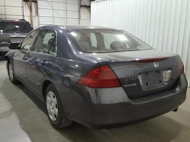 1HGCM56477A222419 - 2007 HONDA ACCORD LX GRAY photo 3