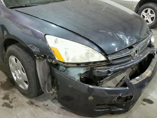 1HGCM56477A222419 - 2007 HONDA ACCORD LX GRAY photo 9