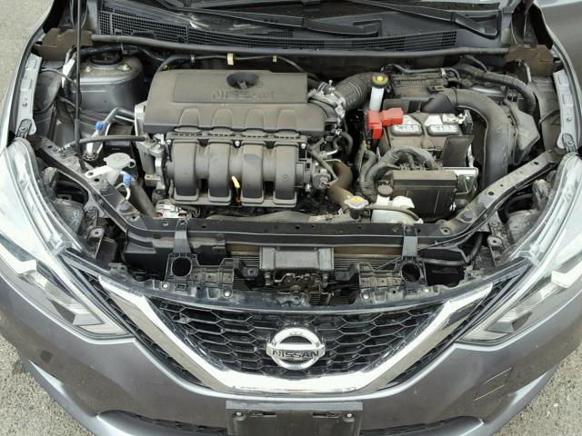 3N1AB7AP8GY214434 - 2016 NISSAN SENTRA S GRAY photo 7