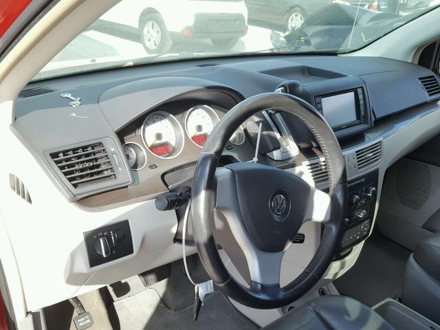 2V8HW34149R554770 - 2009 VOLKSWAGEN ROUTAN SE RED photo 9