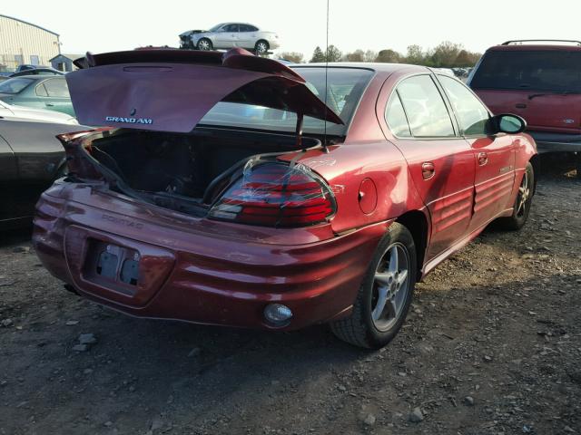 1G2NF52FX2C145104 - 2002 PONTIAC GRAND AM S MAROON photo 4