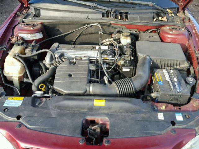1G2NF52FX2C145104 - 2002 PONTIAC GRAND AM S 栗色 照片 7