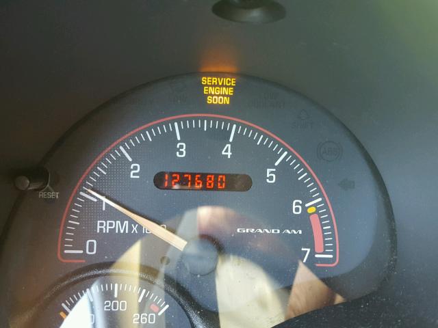 1G2NF52FX2C145104 - 2002 PONTIAC GRAND AM S 栗色 照片 8