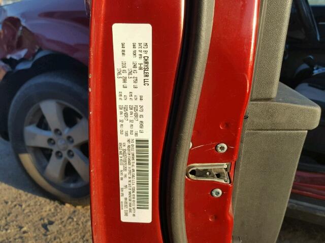 3D4GG57V99T512691 - 2009 DODGE JOURNEY SX RED photo 10