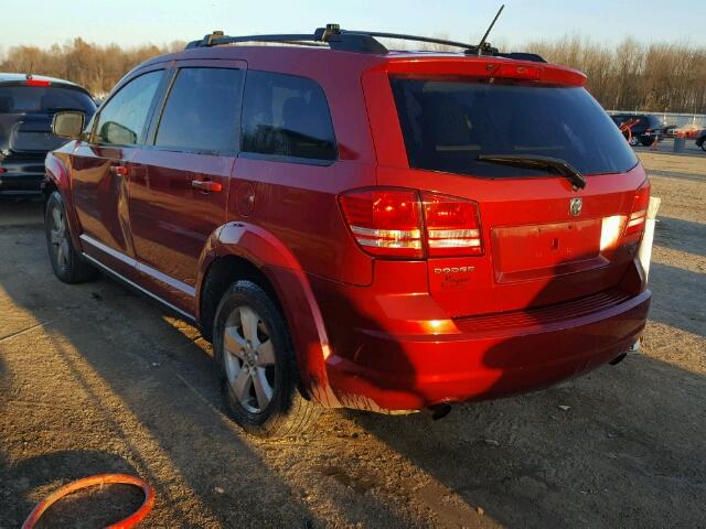 3D4GG57V99T512691 - 2009 DODGE JOURNEY SX RED photo 3