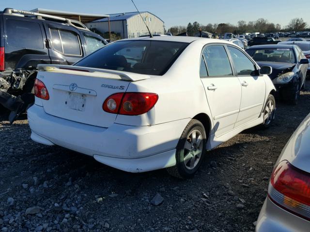 2T1BR32E47C770162 - 2007 TOYOTA COROLLA CE WHITE photo 4