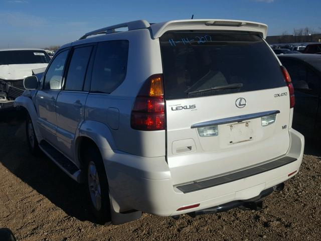 JTJBT20X470147129 - 2007 LEXUS GX 470 WHITE photo 3