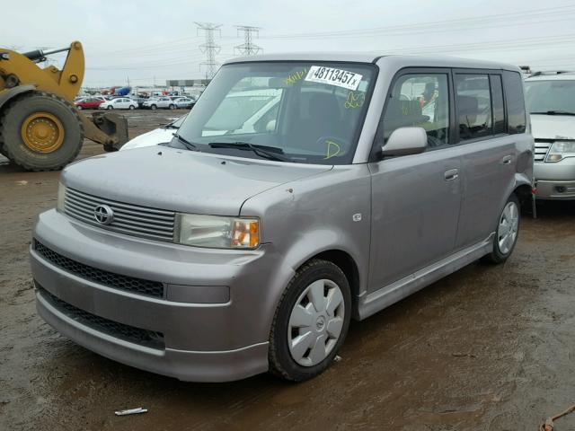 JTLKT324364078215 - 2006 TOYOTA SCION XB GRAY photo 2