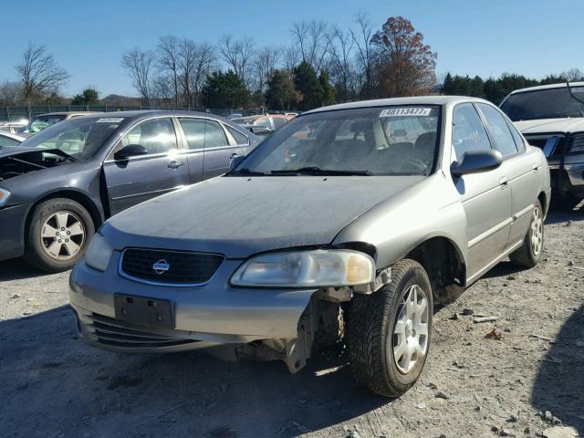 3N1CB51D1YL329183 - 2000 NISSAN SENTRA BAS BEIGE photo 2