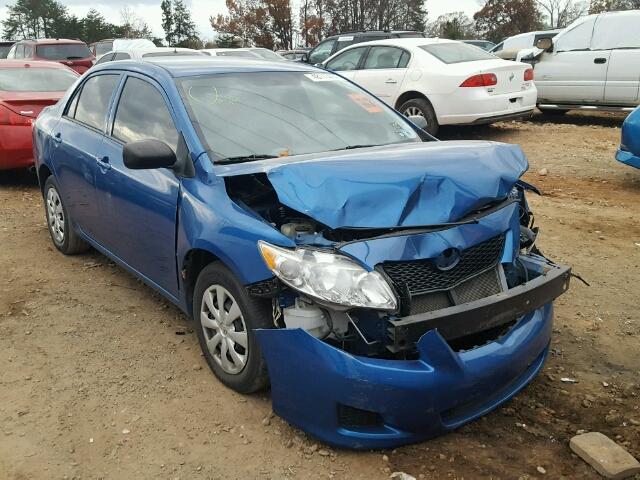 1NXBU4EE5AZ203156 - 2010 TOYOTA COROLLA BA BLUE photo 1