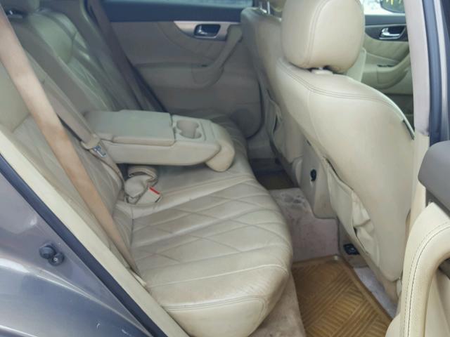 JNRAS18UX9M102746 - 2009 INFINITI FX35 TAN photo 6