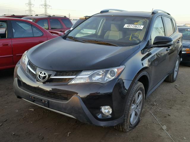 2T3RFREV8EW201016 - 2014 TOYOTA RAV4 XLE BLACK photo 2