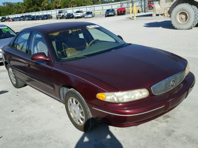 2G4WS52J021177996 - 2002 BUICK CENTURY CU MAROON photo 1