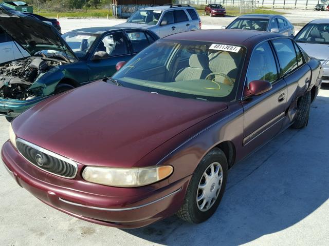 2G4WS52J021177996 - 2002 BUICK CENTURY CU MAROON photo 2