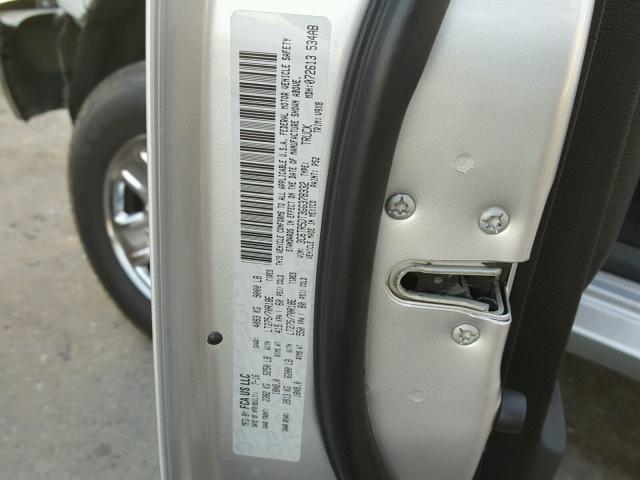 3C6TR5DT3GG378332 - 2016 RAM 2500 SLT SILVER photo 10