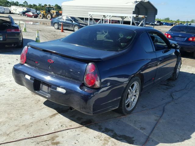 2G1WX12K0Y9327907 - 2000 CHEVROLET MONTE CARL BLUE photo 4