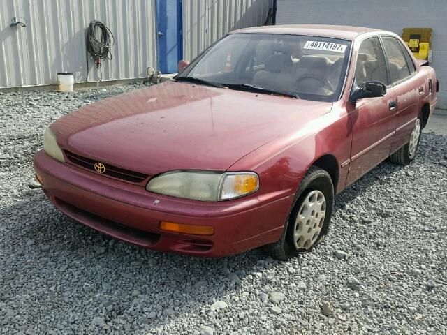 4T1SK12E7SU551499 - 1995 TOYOTA CAMRY LE RED photo 2