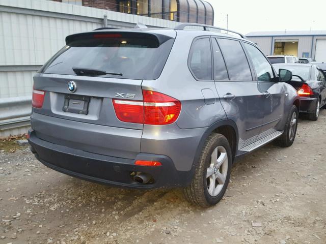 5UXFE43579L272128 - 2009 BMW X5 XDRIVE3 GRAY photo 4