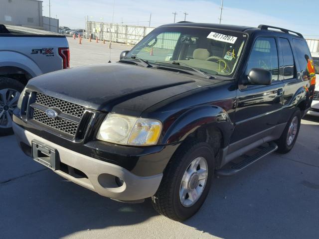 1FMYU60E93UA03770 - 2003 FORD EXPLORER S BLACK photo 2