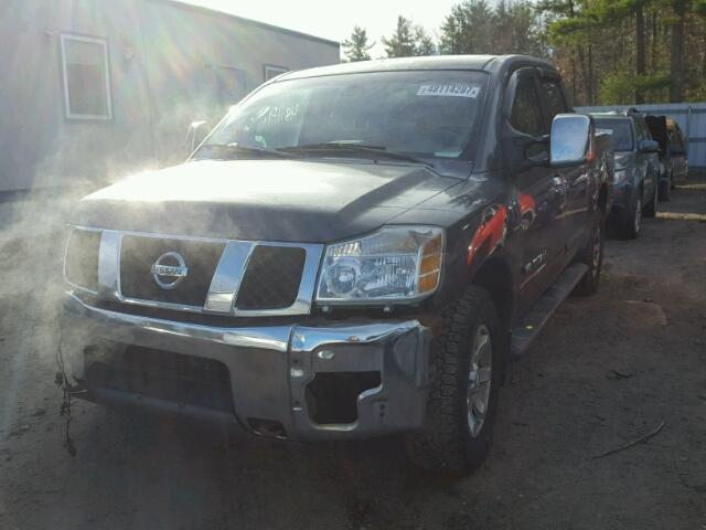 1N6AA07B76N500836 - 2006 NISSAN TITAN XE GRAY photo 2