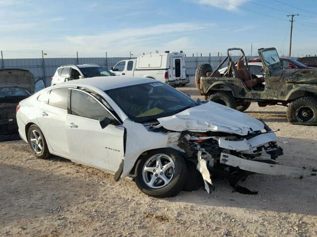 1G1ZB5ST7GF232696 - 2016 CHEVROLET MALIBU LS WHITE photo 1