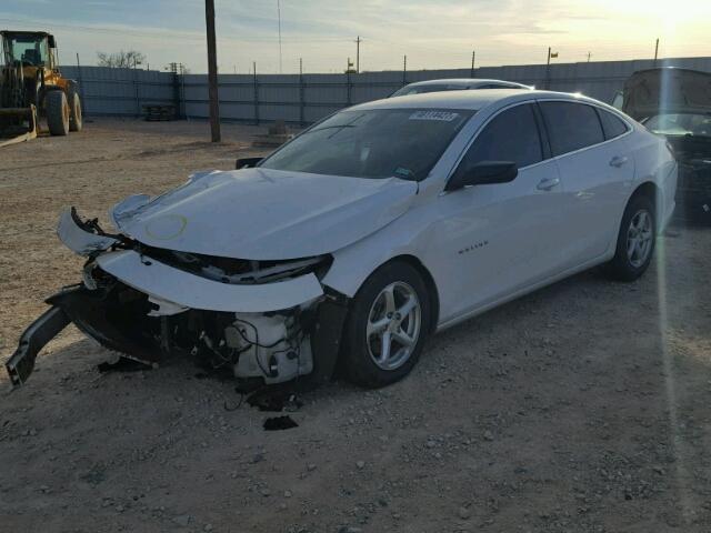 1G1ZB5ST7GF232696 - 2016 CHEVROLET MALIBU LS WHITE photo 2