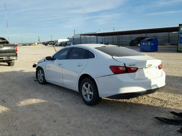 1G1ZB5ST7GF232696 - 2016 CHEVROLET MALIBU LS WHITE photo 3