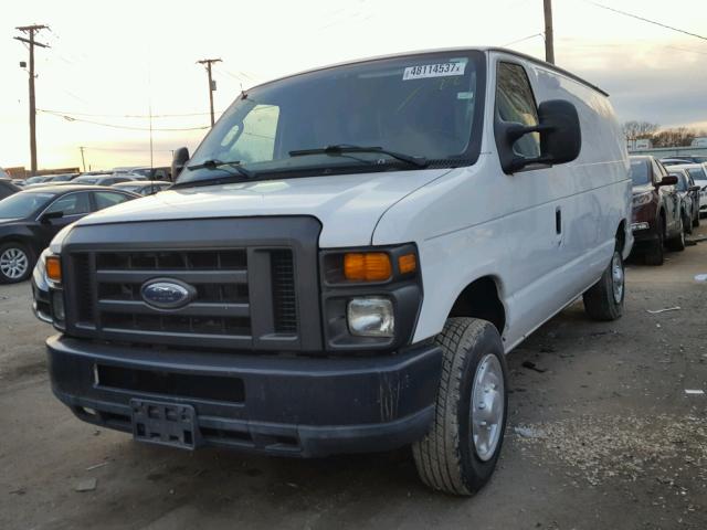 1FTNE1EW8BDA40591 - 2011 FORD ECONOLINE WHITE photo 2