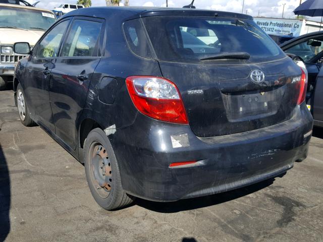 2T1KU40E49C050886 - 2009 TOYOTA COROLLA MA BLACK photo 3