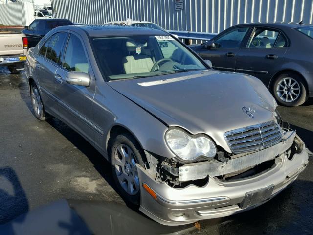 WDBRF54H16A898970 - 2006 MERCEDES-BENZ C GENERATI GOLD photo 1