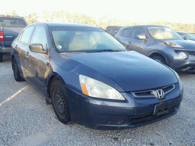 1HGCM56354A149845 - 2004 HONDA ACCORD LX BLUE photo 1