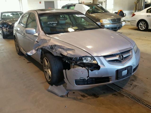 19UUA66254A075580 - 2004 ACURA TL GRAY photo 1