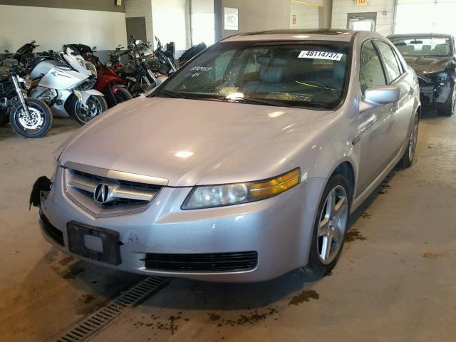 19UUA66254A075580 - 2004 ACURA TL GRAY photo 2